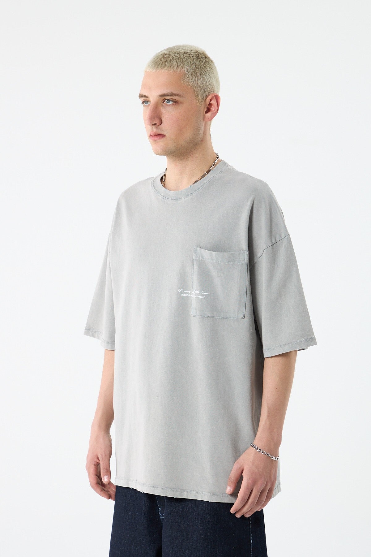 Yıkamalı Oversize Tişört