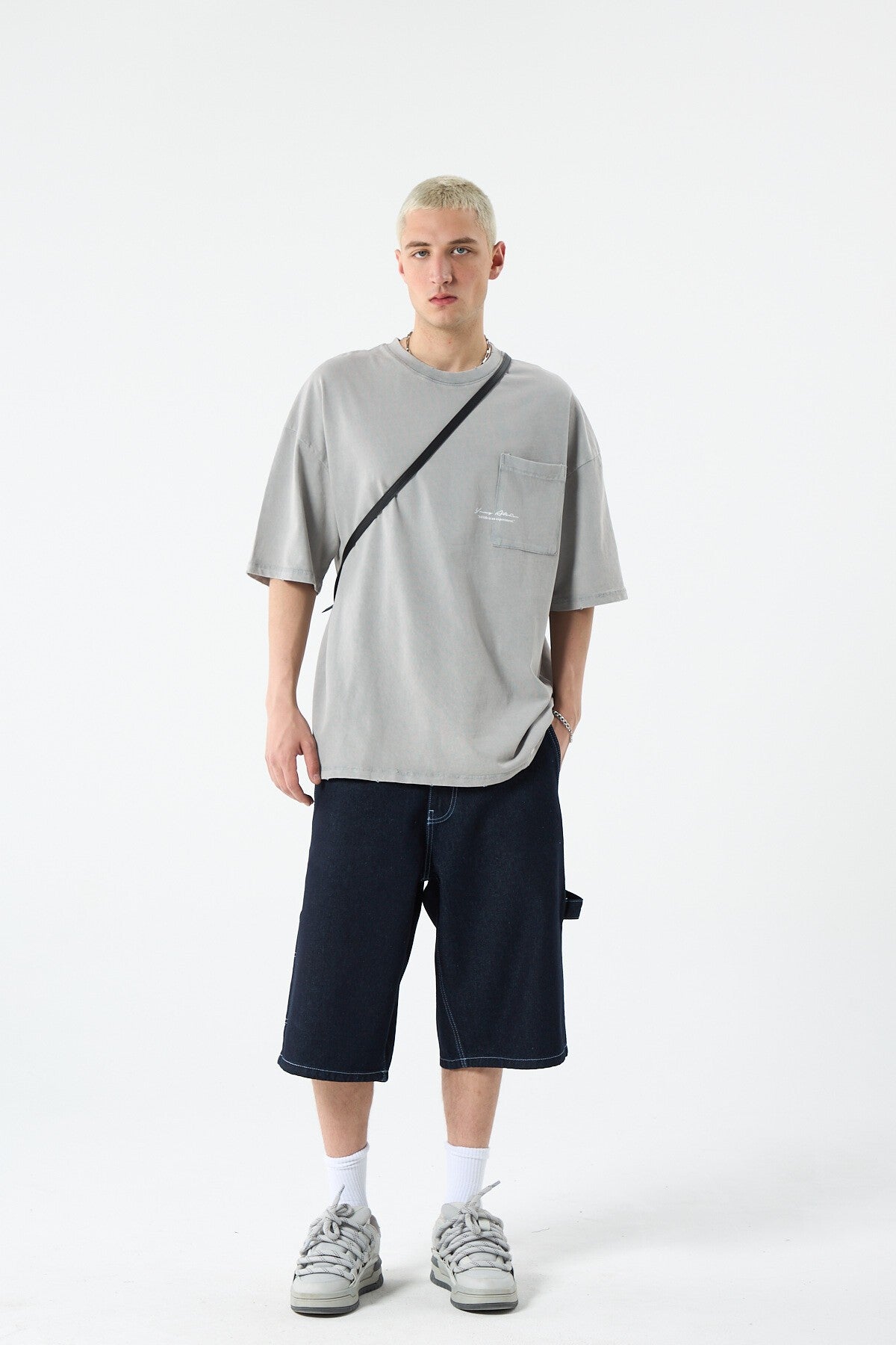 Yıkamalı Oversize Tişört