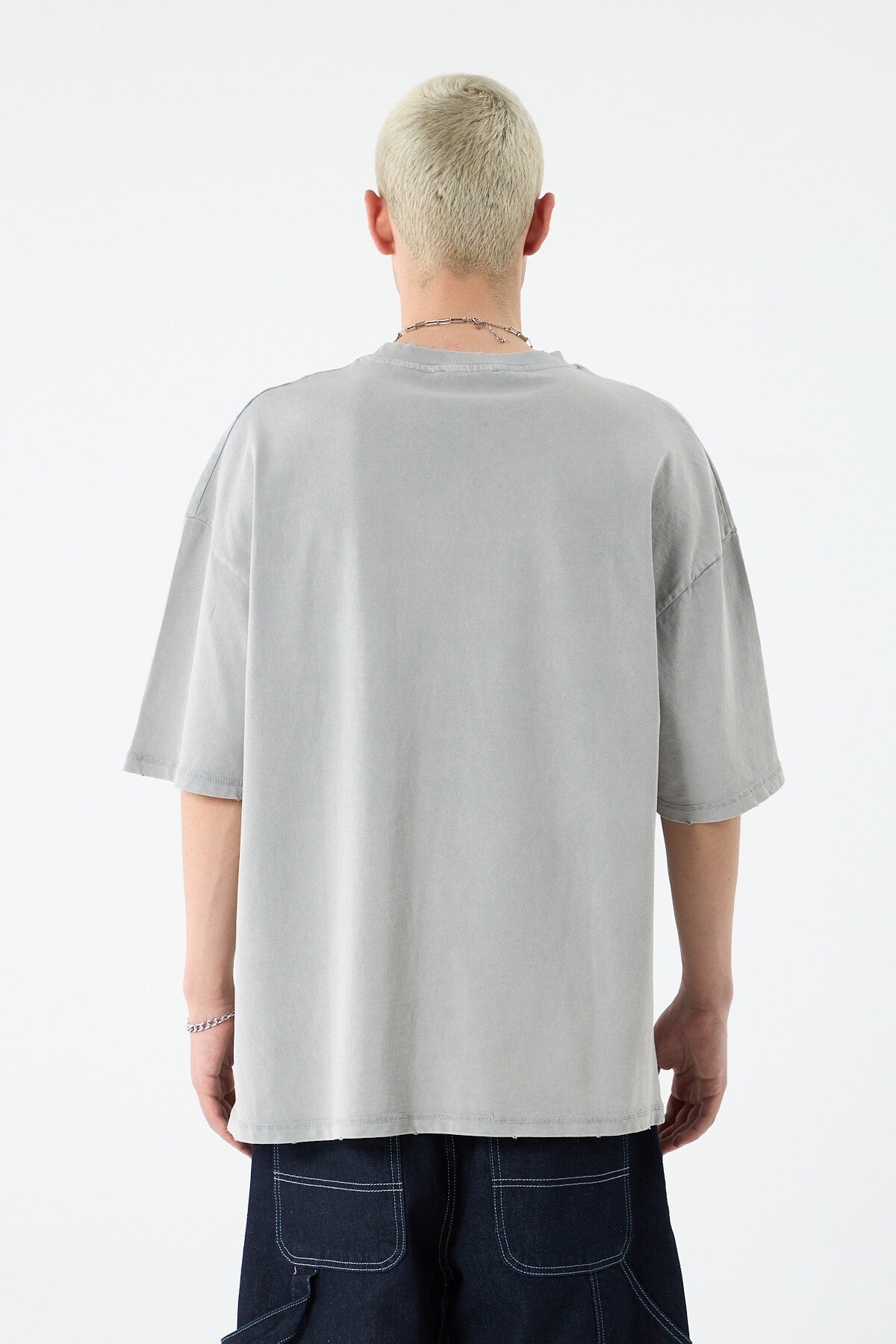 Yıkamalı Oversize Tişört