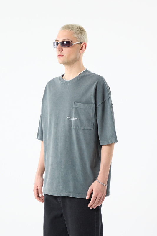 Yıkamalı Oversize Tişört