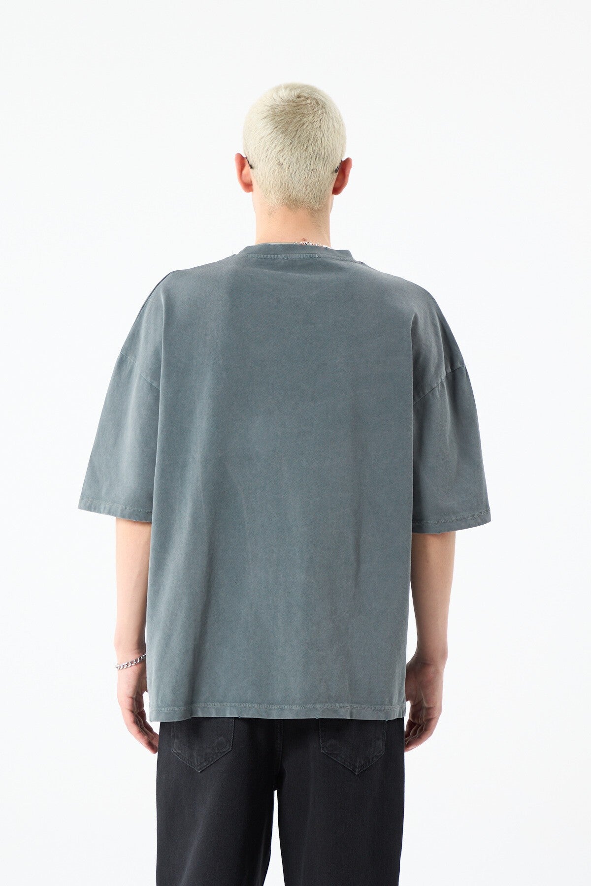 Yıkamalı Oversize Tişört