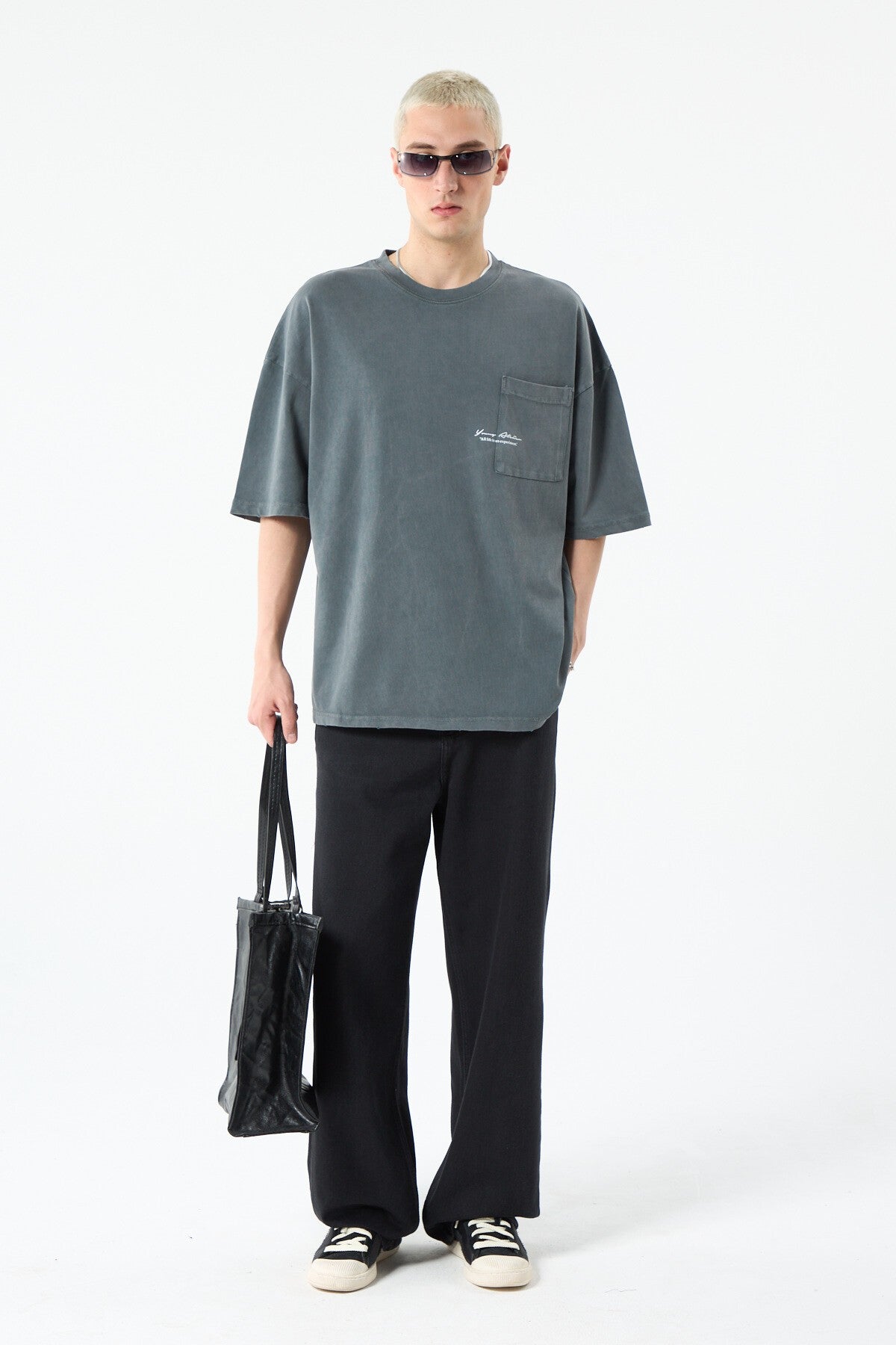 Yıkamalı Oversize Tişört