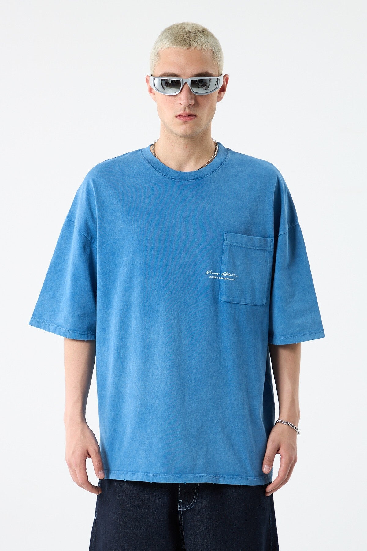 Yıkamalı Oversize Tişört