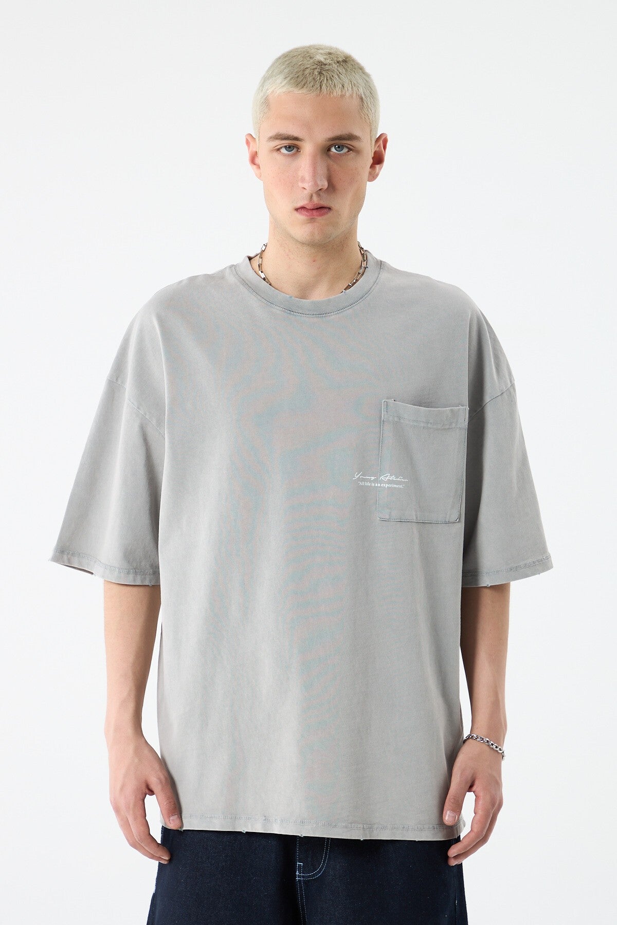 Yıkamalı Oversize Tişört