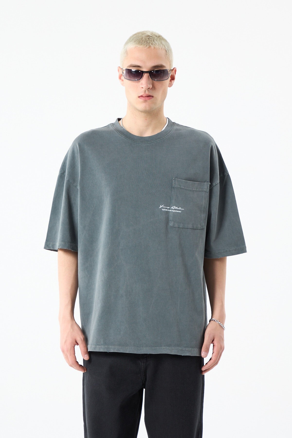 Yıkamalı Oversize Tişört