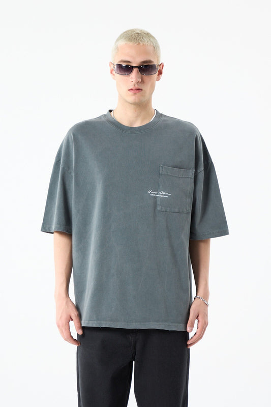 Yıkamalı Oversize Tişört