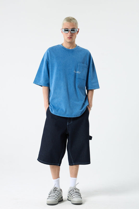 Yıkamalı Oversize Tişört