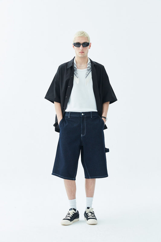 Oversize Bermuda Denim Şort