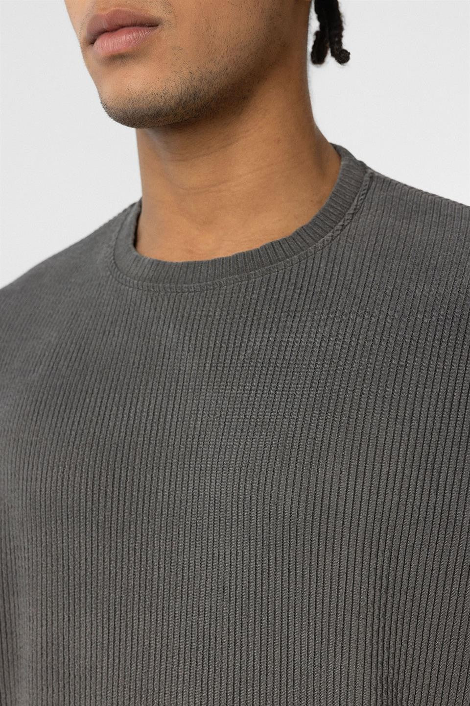 Yıkamalı Ottoman Basic Oversize Tişört