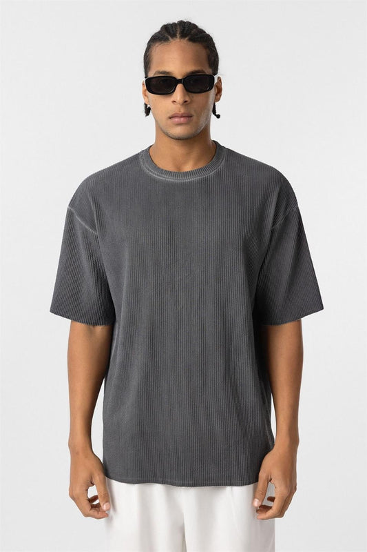 Yıkamalı Ottoman Basic Oversize Tişört