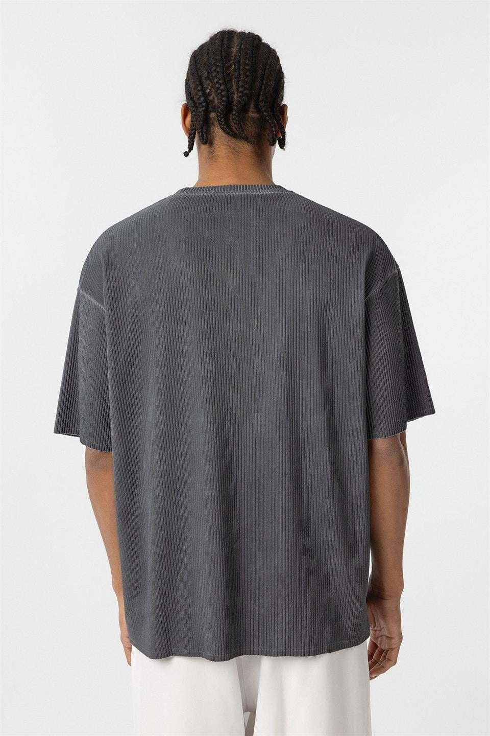 Yıkamalı Ottoman Basic Oversize Tişört