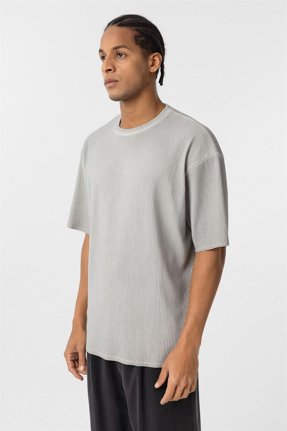 Yıkamalı Ottoman Basic Oversize Tişört