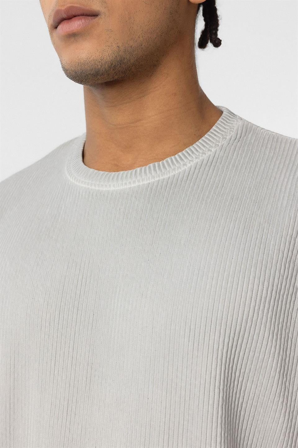 Yıkamalı Ottoman Basic Oversize Tişört