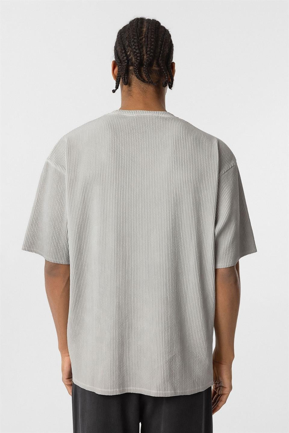 Yıkamalı Ottoman Basic Oversize Tişört
