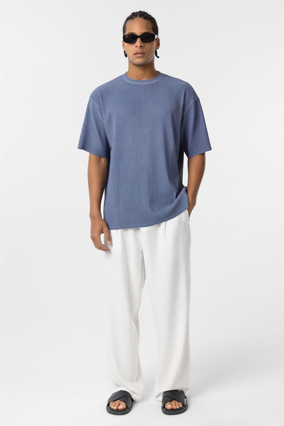 Yıkamalı Ottoman Basic Oversize Tişört