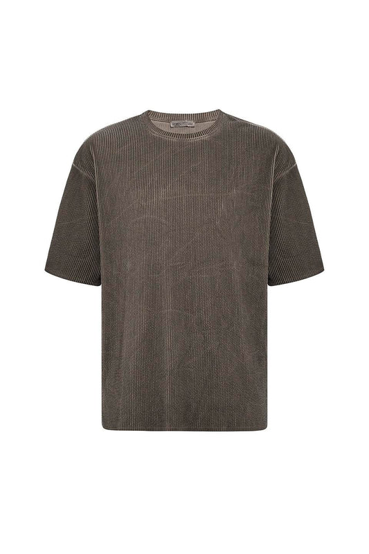 Yıkamalı Ottoman Basic Oversize Tişört