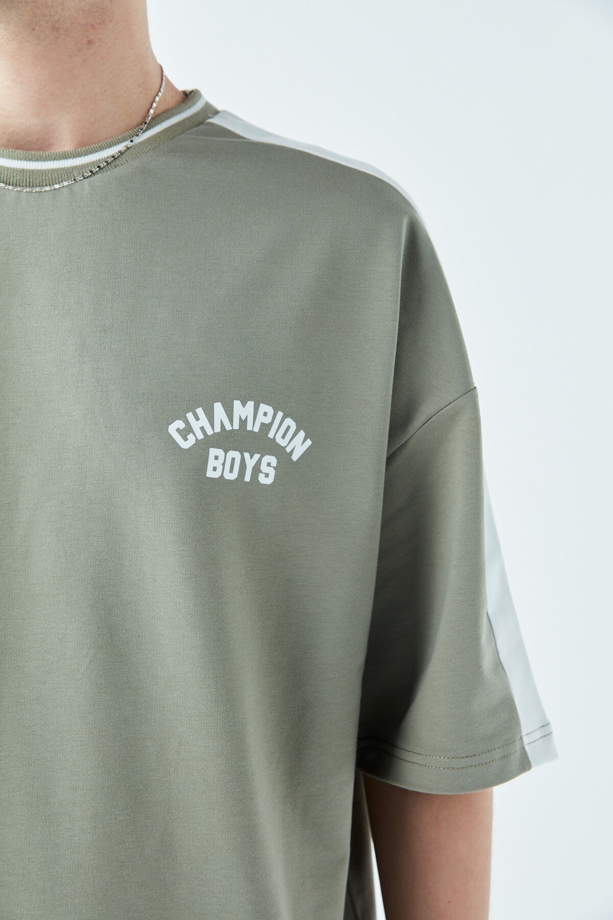 Champıon Boys Baskılı Oversize Eşofman Takım