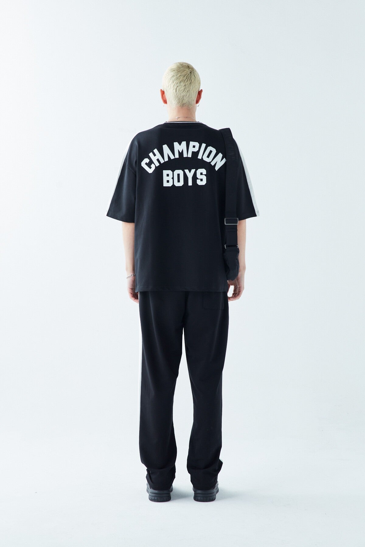 Champıon Boys Baskılı Oversize Eşofman Takım