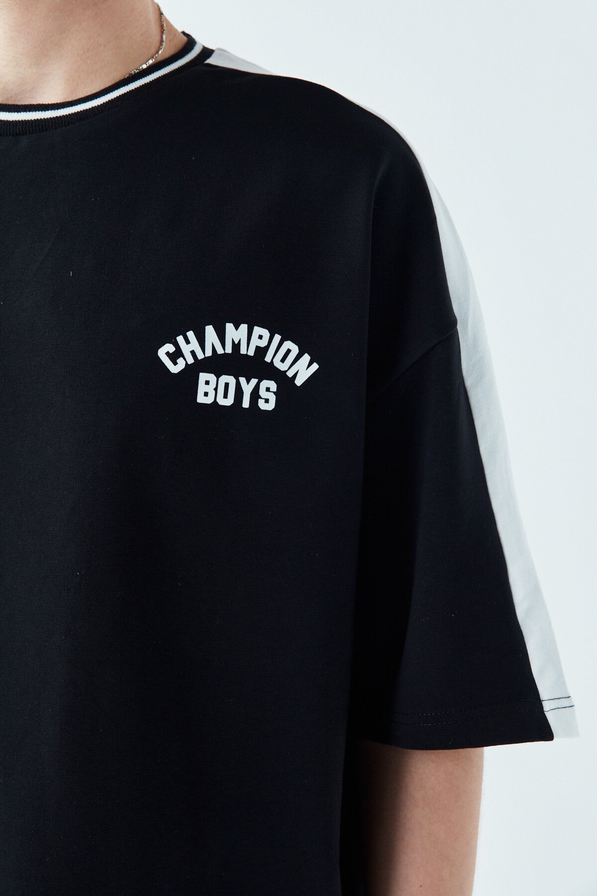 Champıon Boys Baskılı Oversize Eşofman Takım