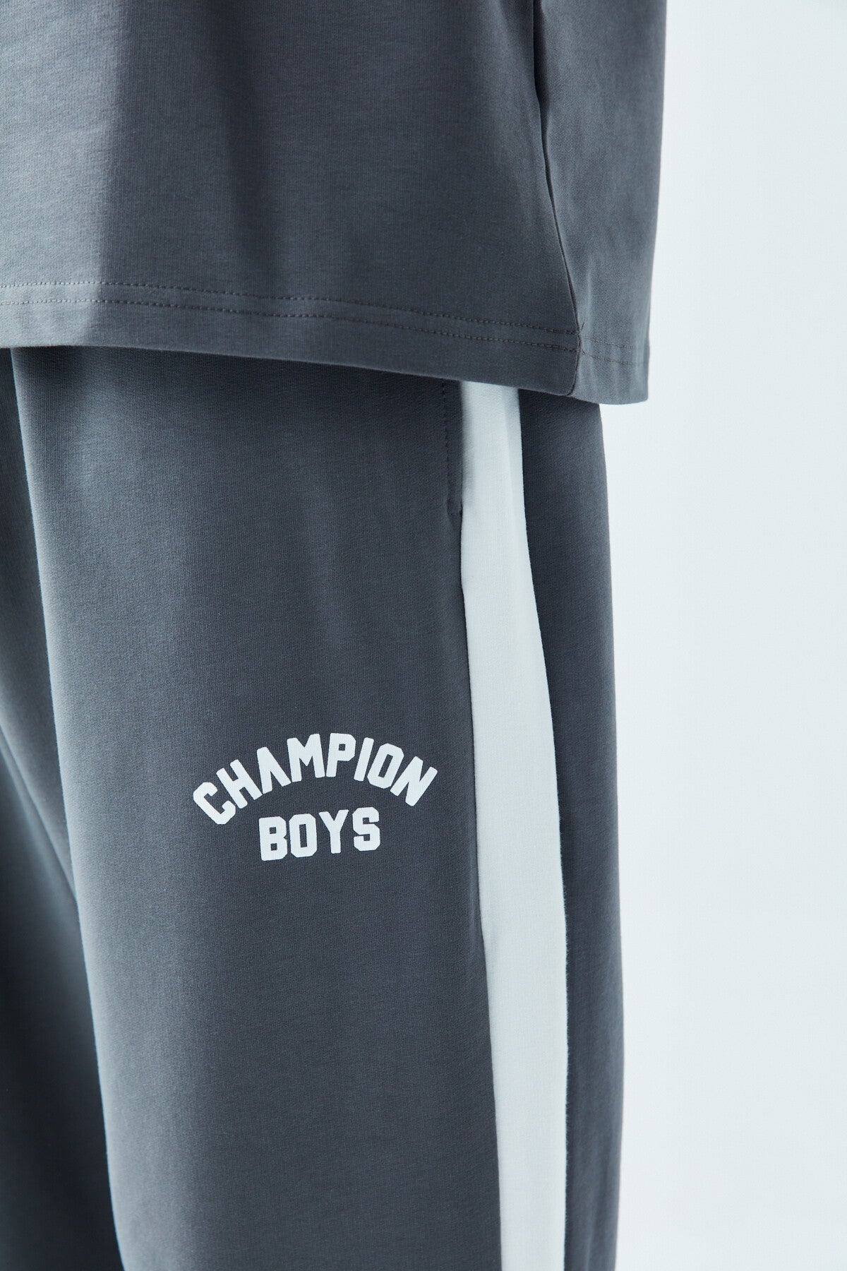 Champıon Boys Baskılı Oversize Eşofman Takım