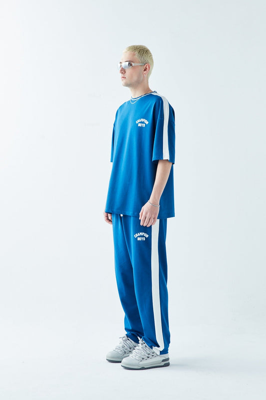 Champıon Boys Baskılı Oversize Eşofman Takım