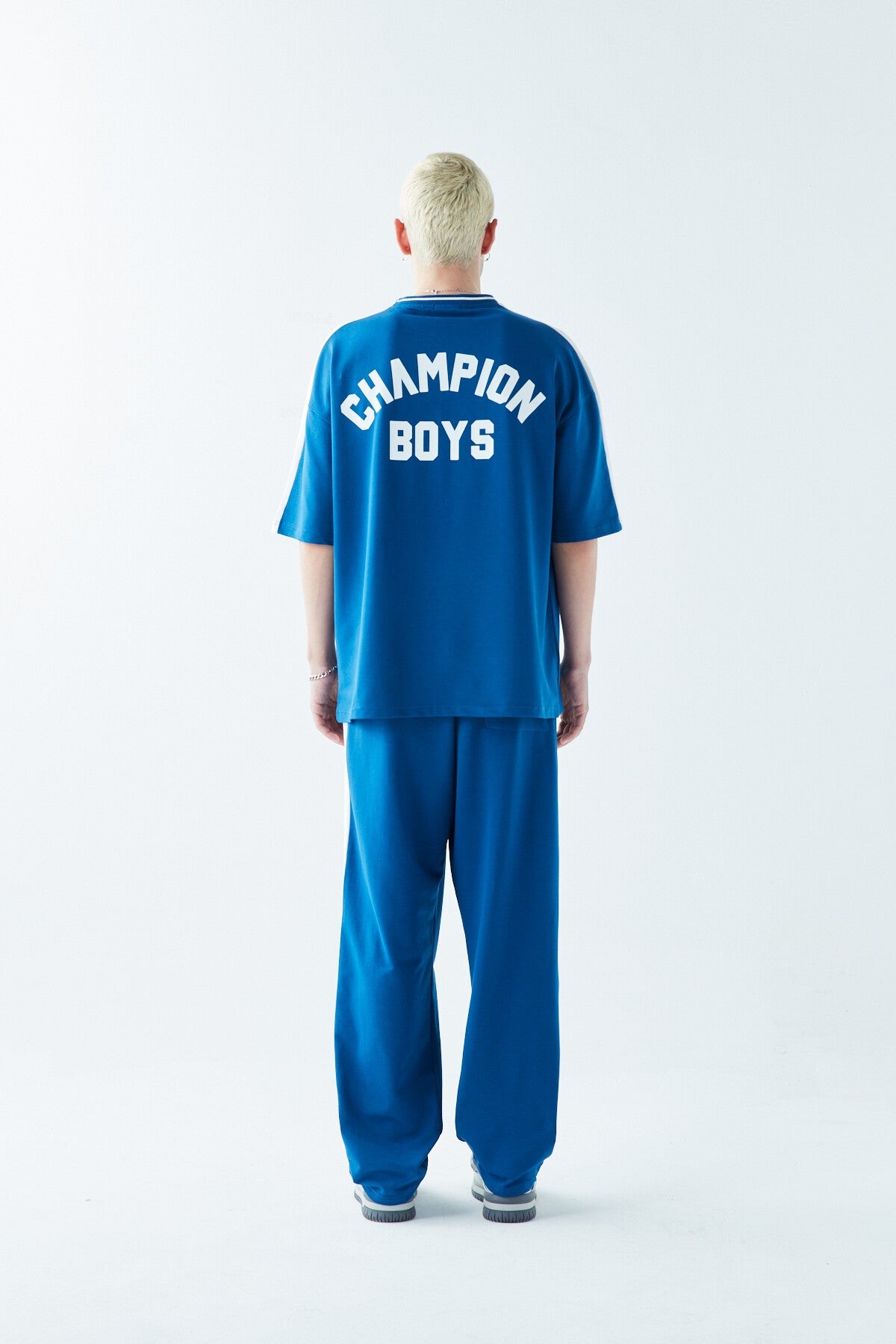 Champıon Boys Baskılı Oversize Eşofman Takım