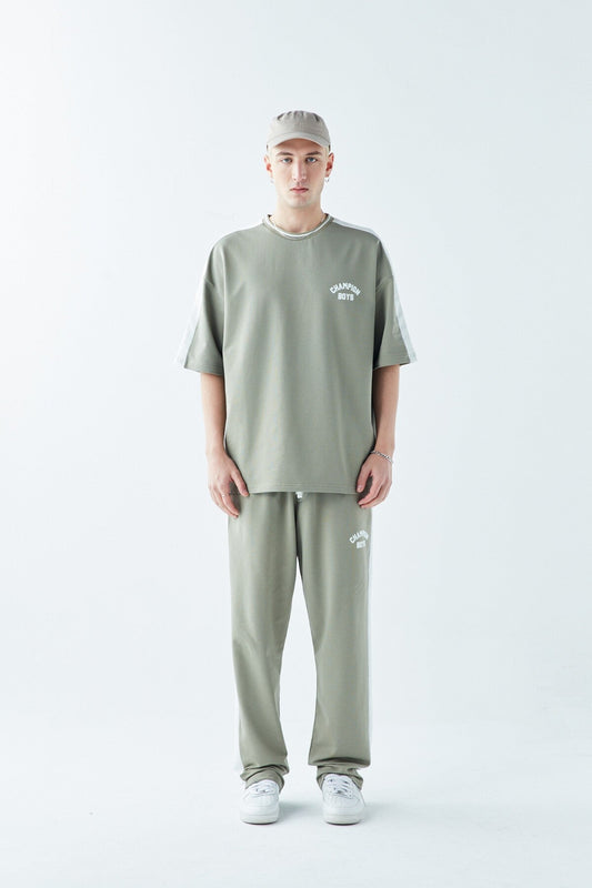 Champıon Boys Baskılı Oversize Eşofman Takım