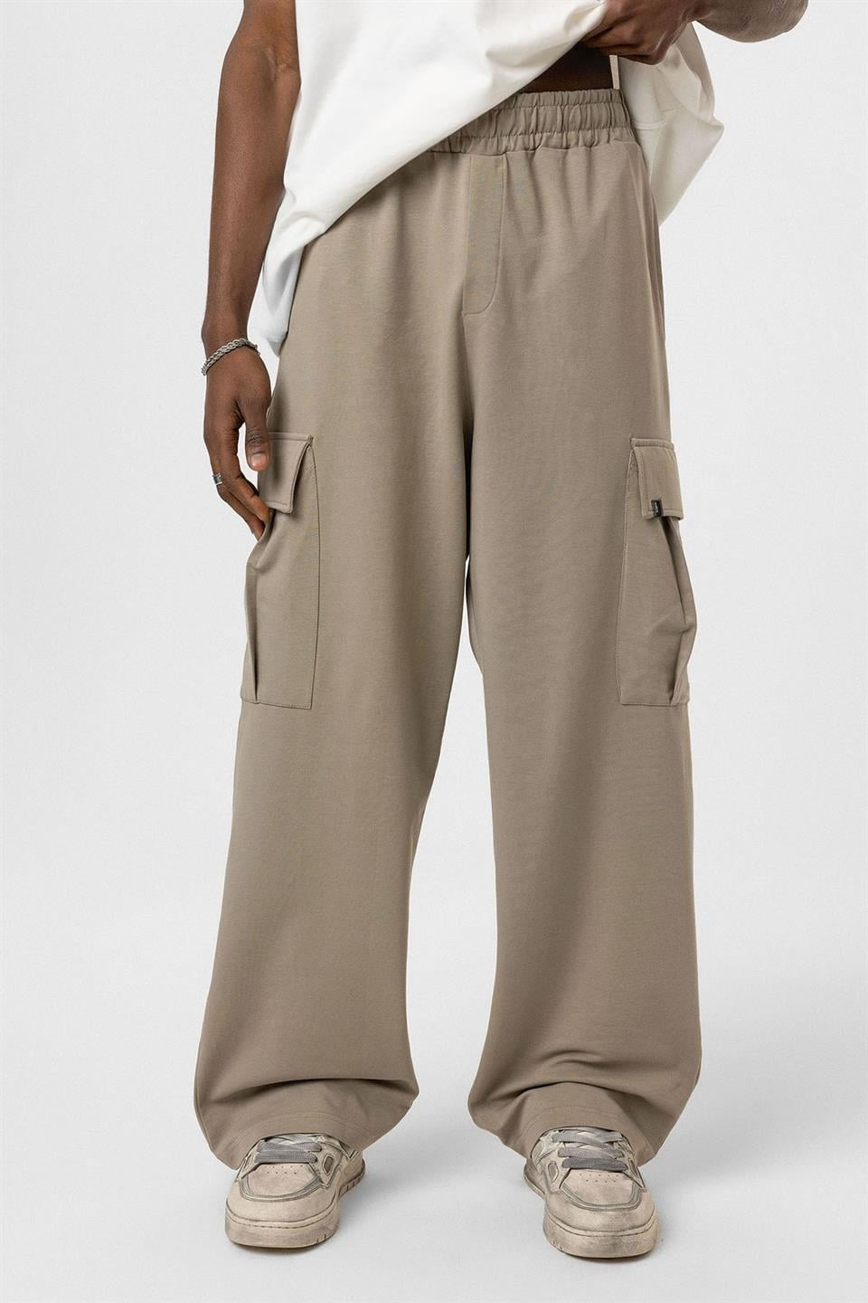 Bel Lastikli Kargo Baggy Pantolon