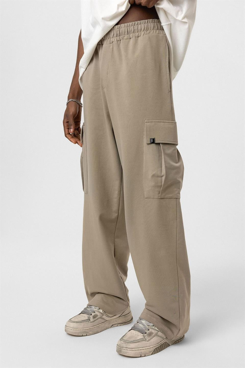 Bel Lastikli Kargo Baggy Pantolon