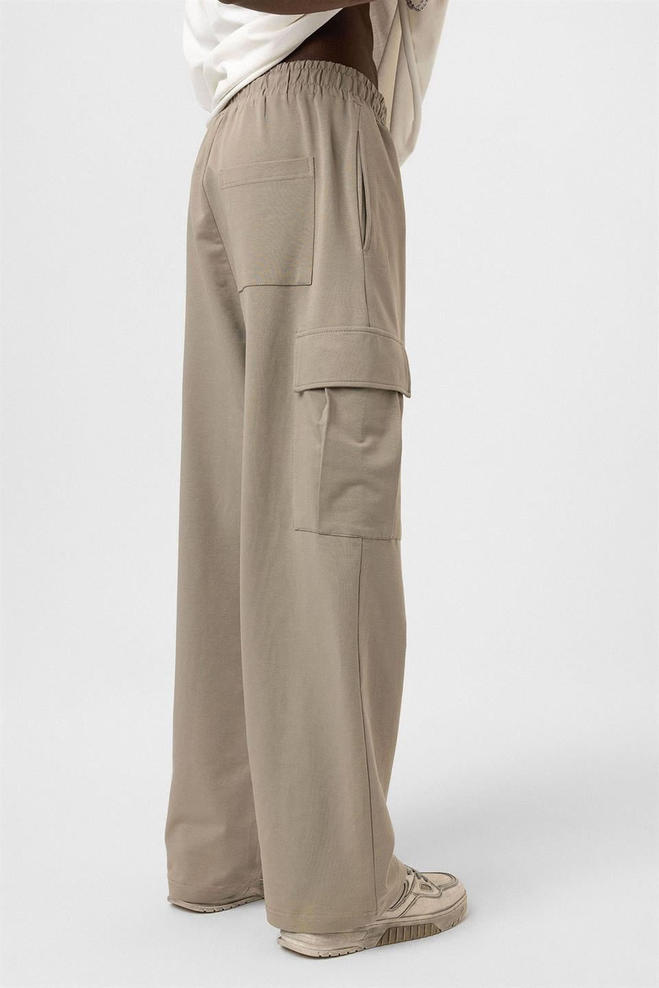 Bel Lastikli Kargo Baggy Pantolon