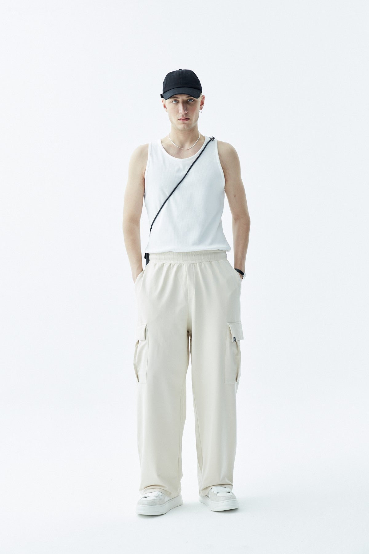 Bel Lastikli Kargo Baggy Pantolon