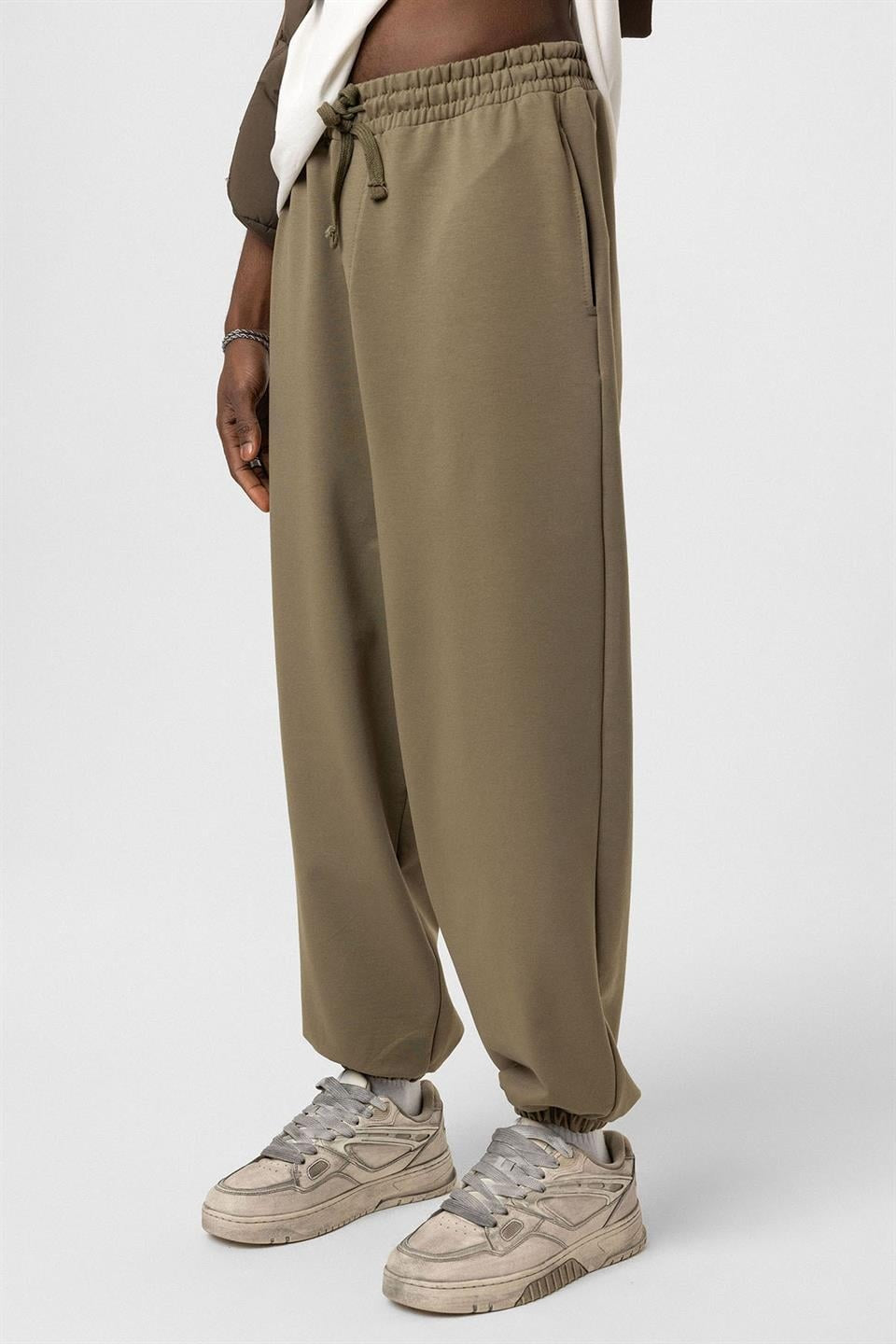 Basic Paça Lastikli Oversize Eşofman Alt