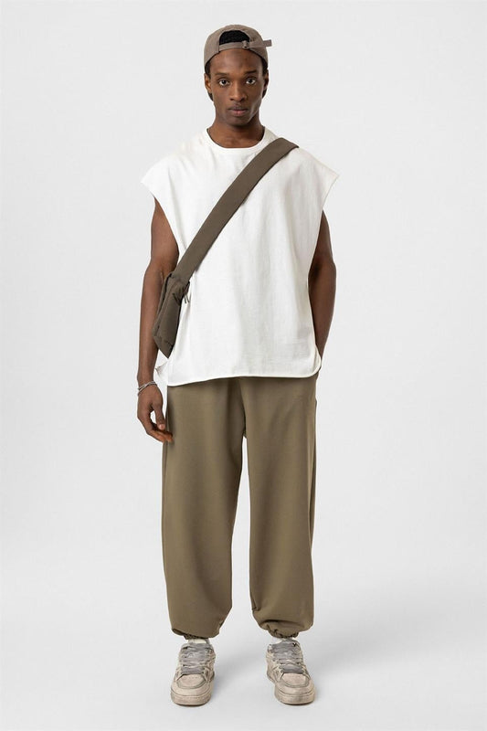 Basic Paça Lastikli Oversize Eşofman Alt