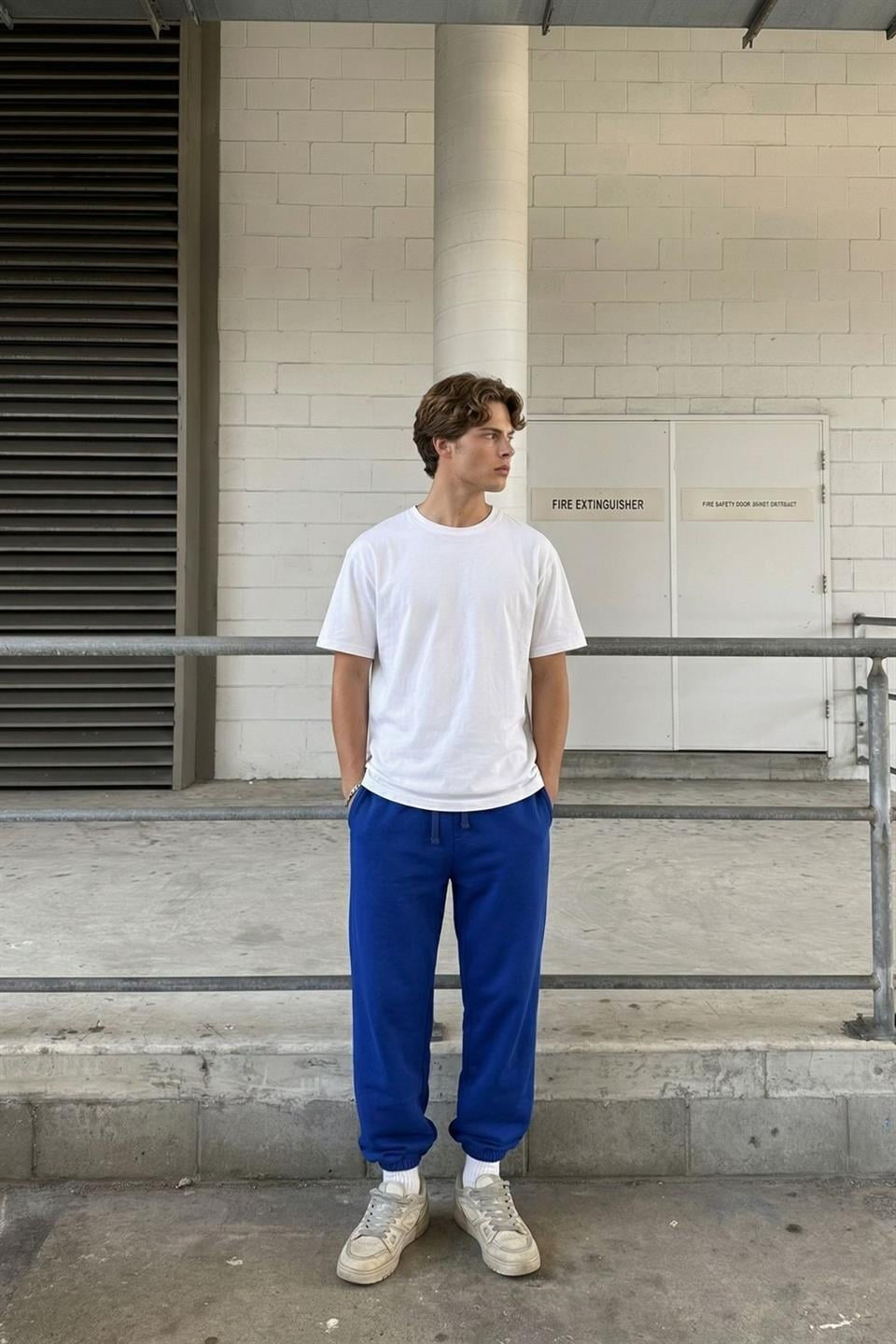 Basic Paça Lastikli Oversize Eşofman Alt