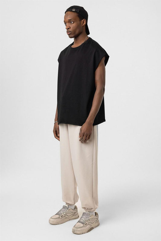 Basic Paça Lastikli Oversize Eşofman Alt