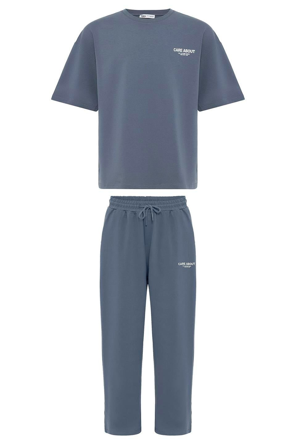 Care About Baskılı Oversize Eşofman Takım - 40-573
