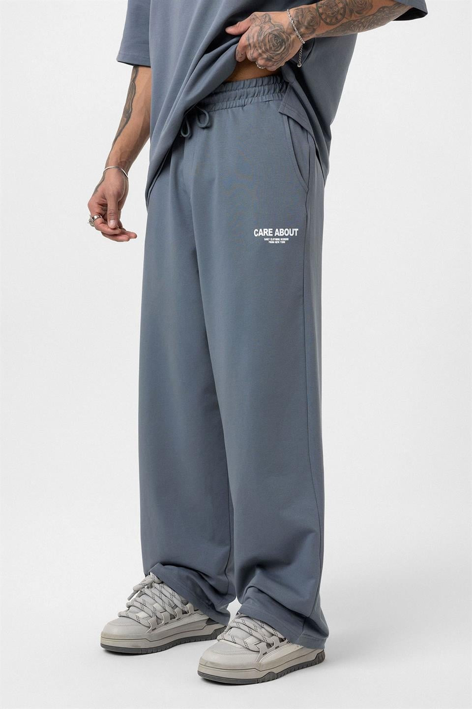 Care About Baskılı Oversize Eşofman Takım - 40-573