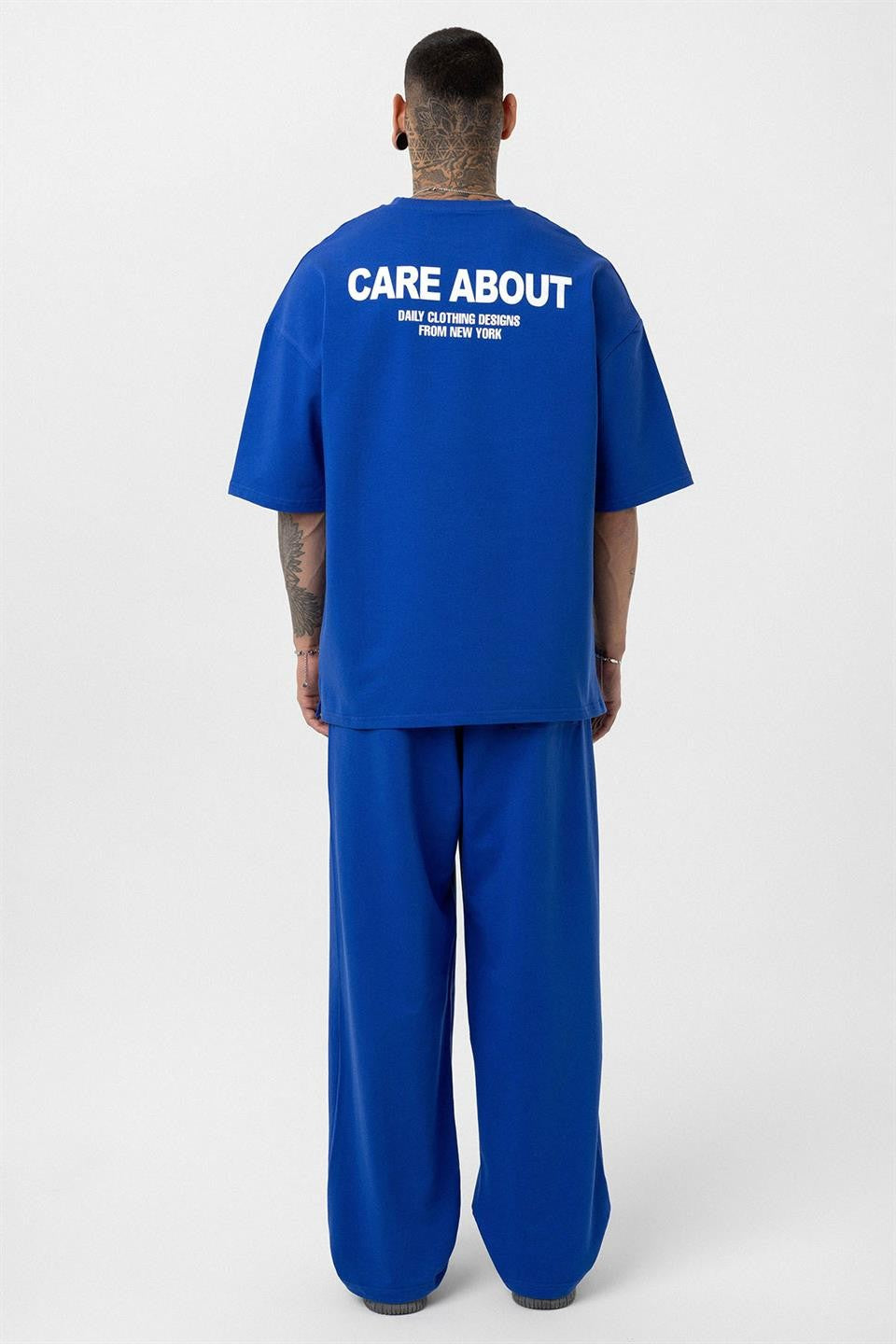 Care About Baskılı Oversize Eşofman Takım - 40-573