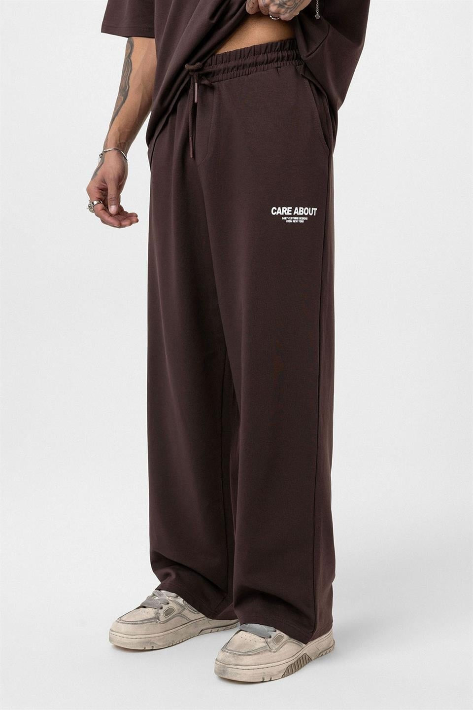 Care About Baskılı Oversize Eşofman Takım - 40-573