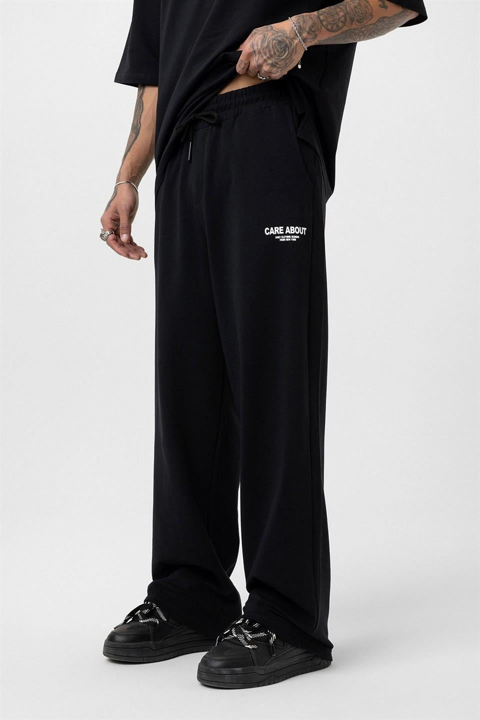 Care About Baskılı Oversize Eşofman Takım - 40-573