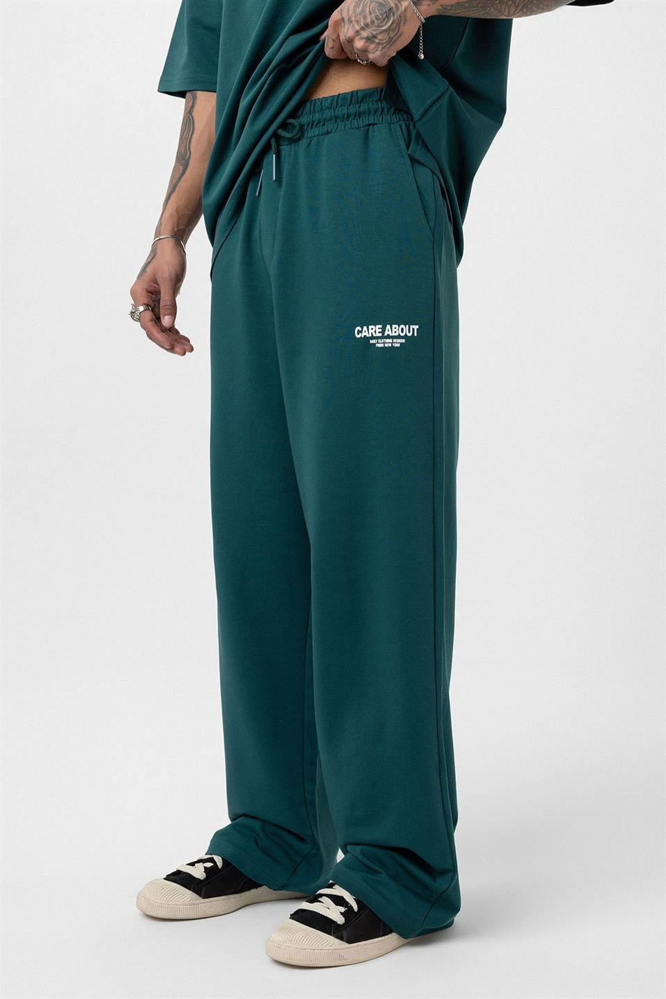 Care About Baskılı Oversize Eşofman Takım - 40-573