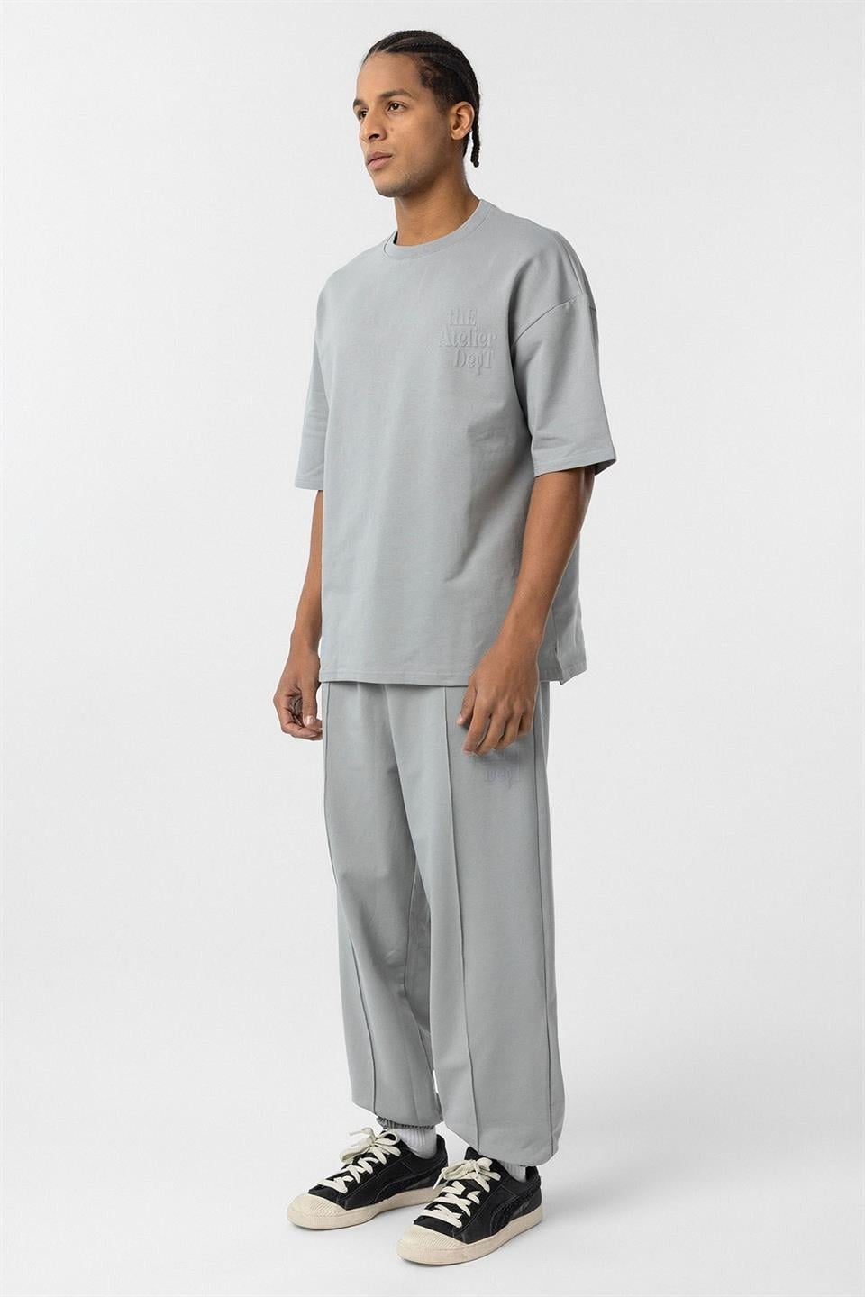 Oversize Baskılı Eşofman Takım