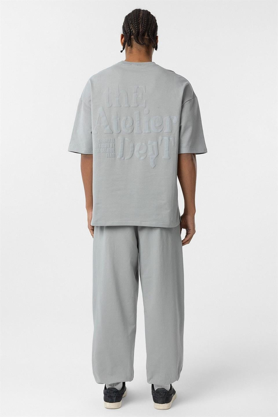Oversize Baskılı Eşofman Takım