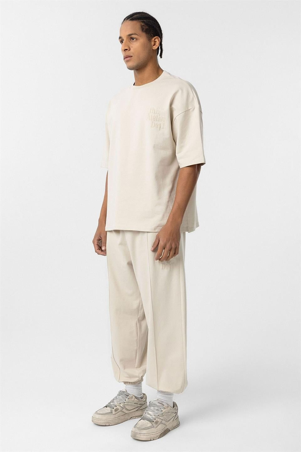 Oversize Baskılı Eşofman Takım