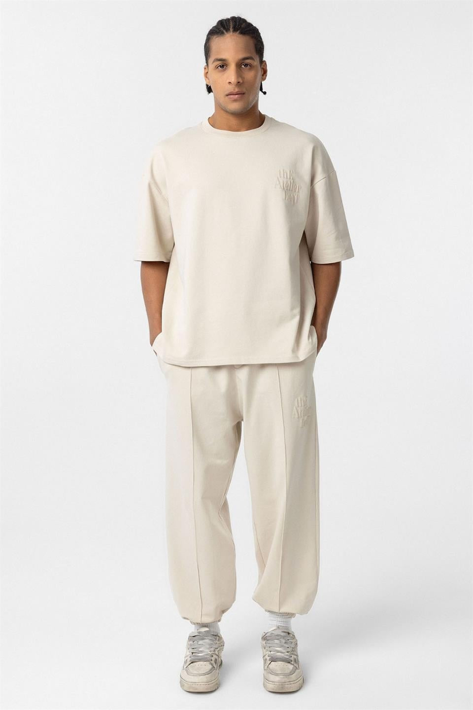 Oversize Baskılı Eşofman Takım