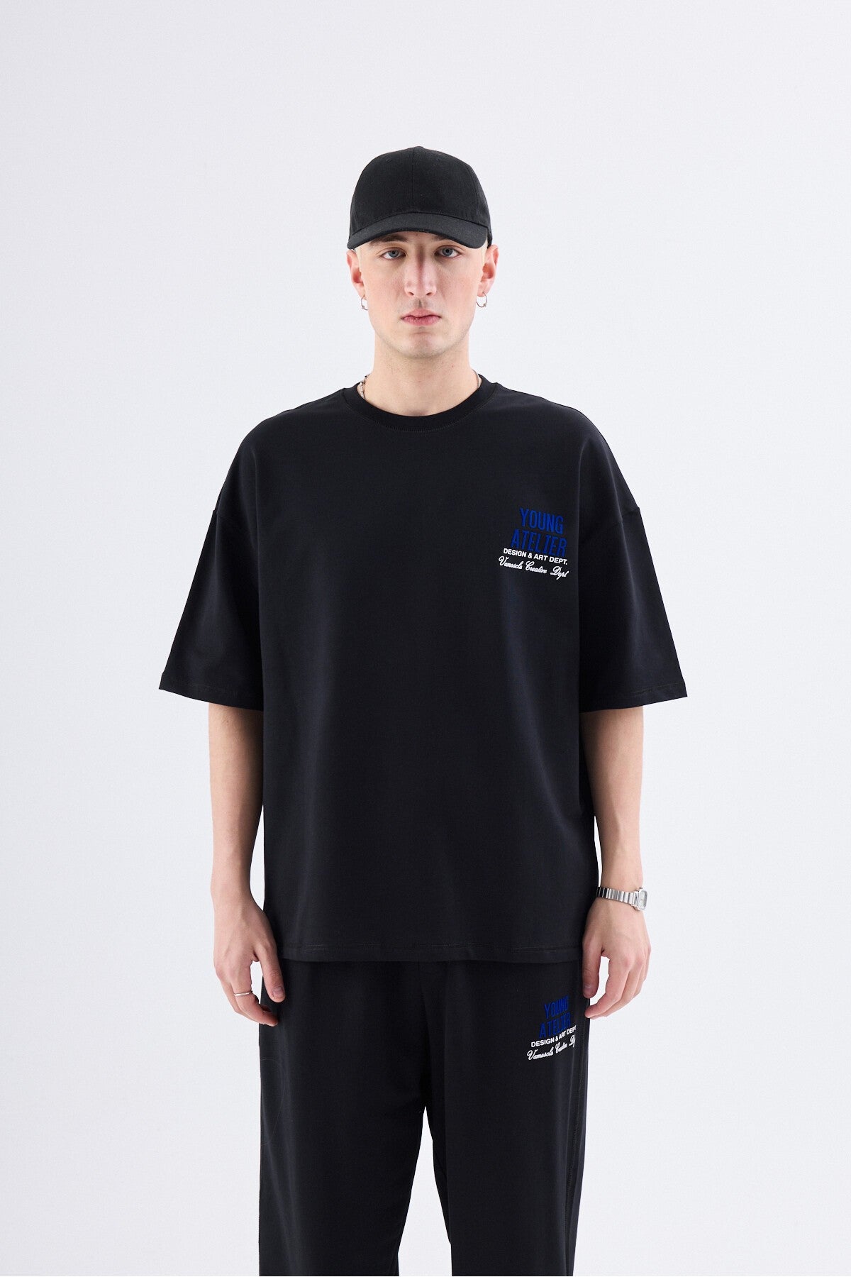 Young Atelıer Baskılı Oversize Eşofman Takım 40-603