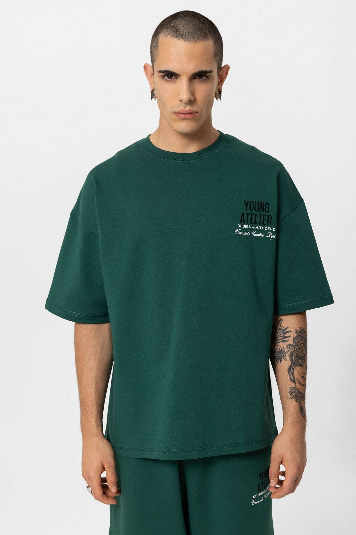 Young Atelıer Baskılı Oversize Eşofman Takım
