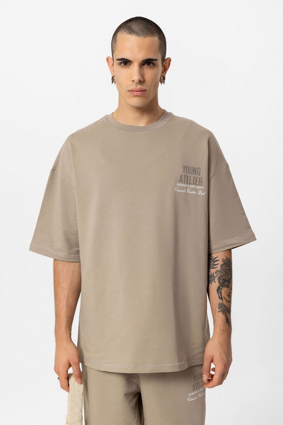 Young Atelıer Baskılı Oversize Eşofman Takım