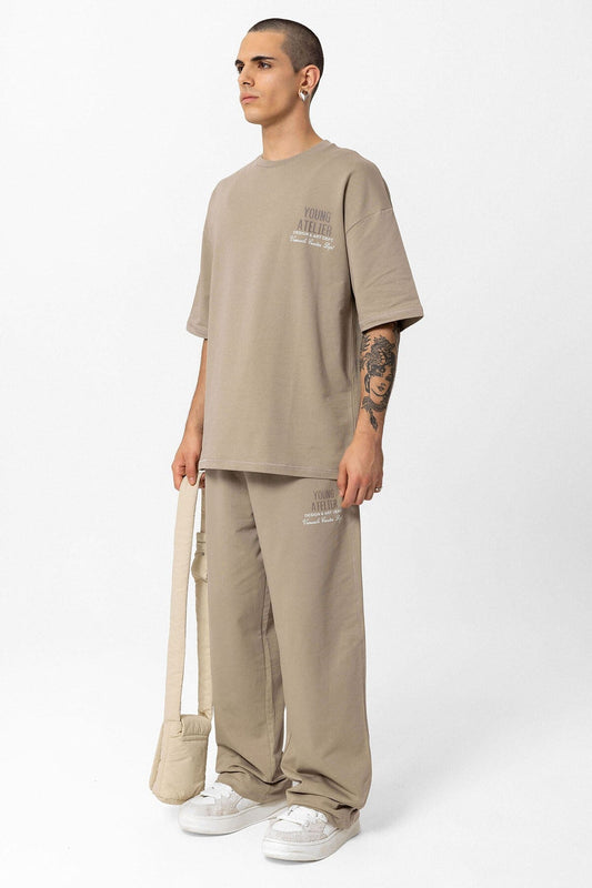 Young Atelıer Baskılı Oversize Eşofman Takım