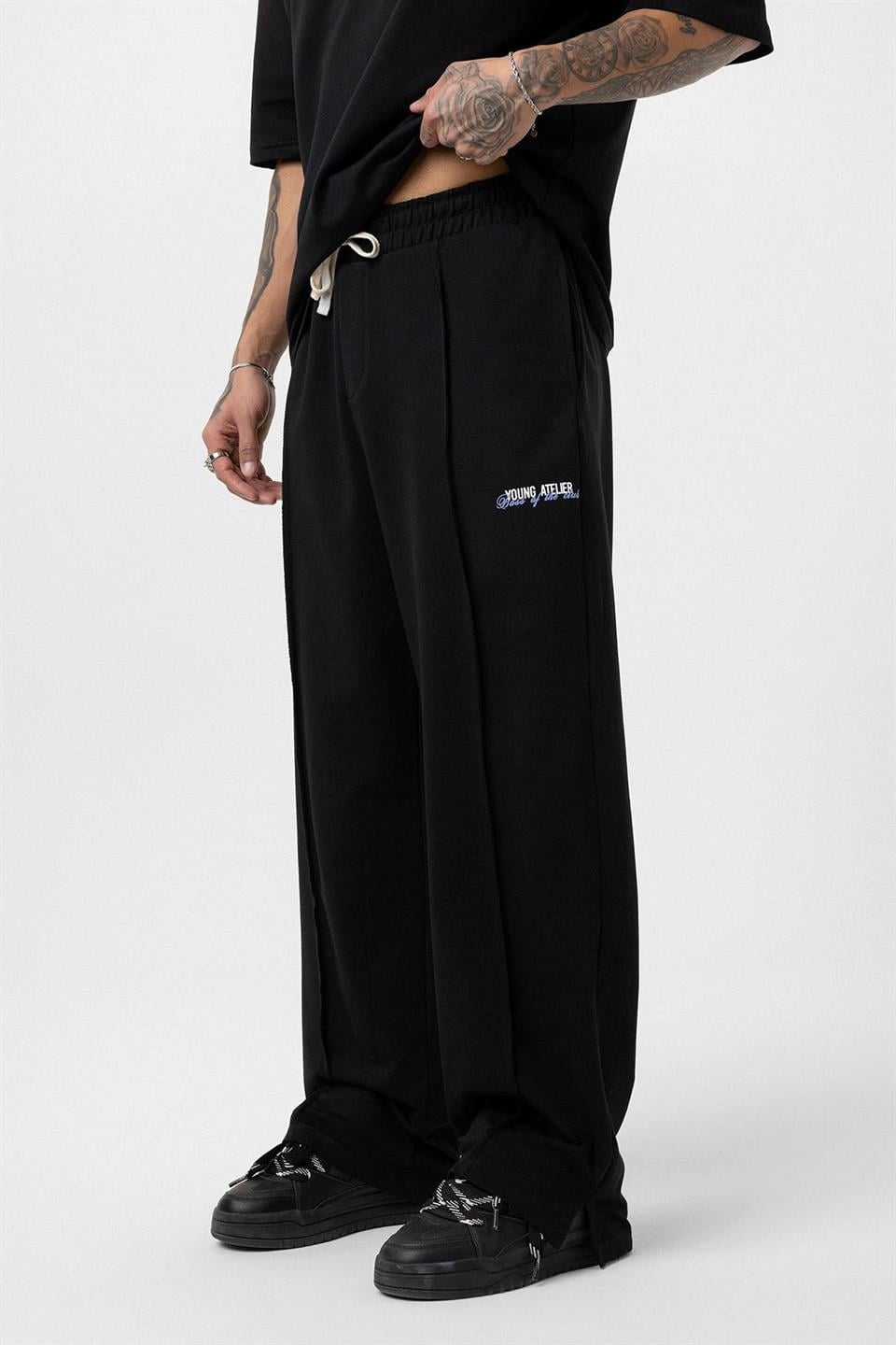 Paça Yırtmatçlı Oversize Eşofman Takım